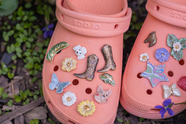 20 pieces set of crocs charms : In the clouds